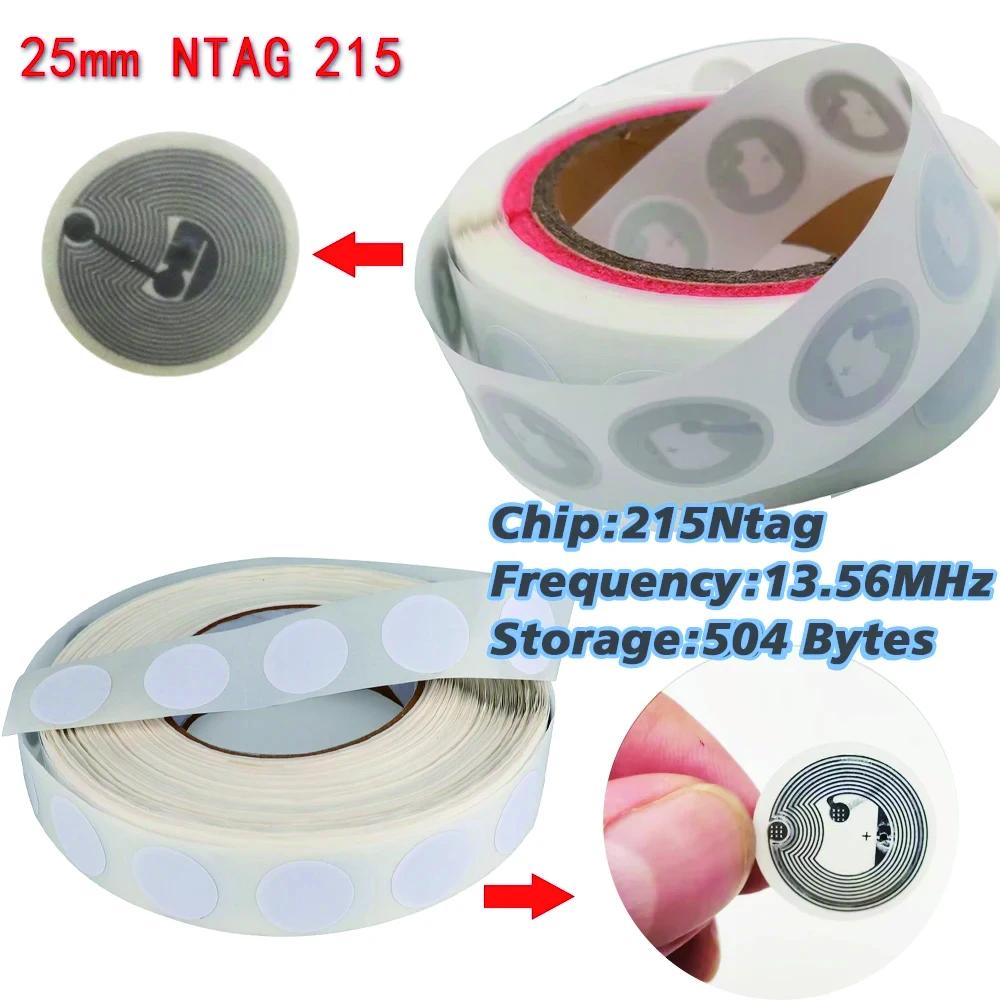 Ntag213 Ntag215 NFC ± NFC ƼĿ, 13.56 MHZ 540 Ʈ RFID NFC ± ƼĿ, NFC ޴  , 100 , 50 , 10 